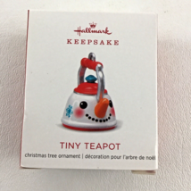 Hallmark Keepsake Christmas Tree Ornament Tiny Teapot Miniature Metal New 2018 - £46.45 GBP