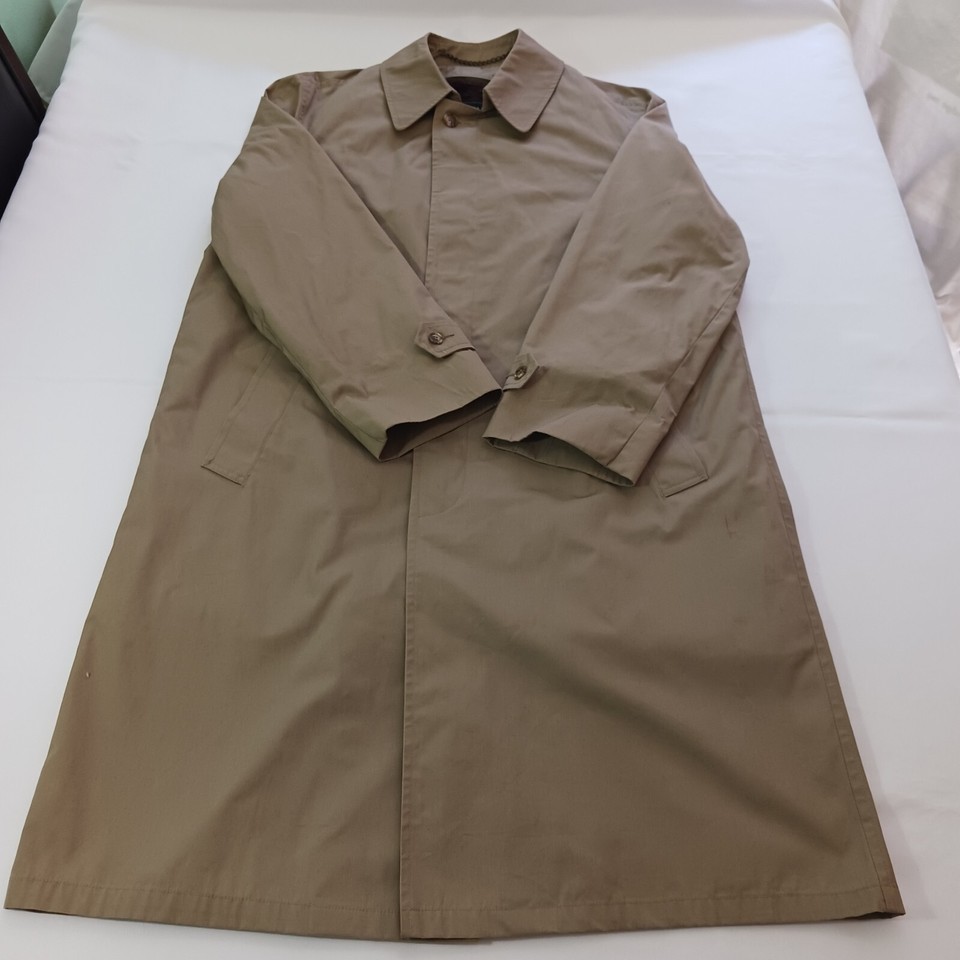 Botany 500 Men's Tan/Khaki Removable Liner Coat Size 40 Reg Made In USA Item image 15
