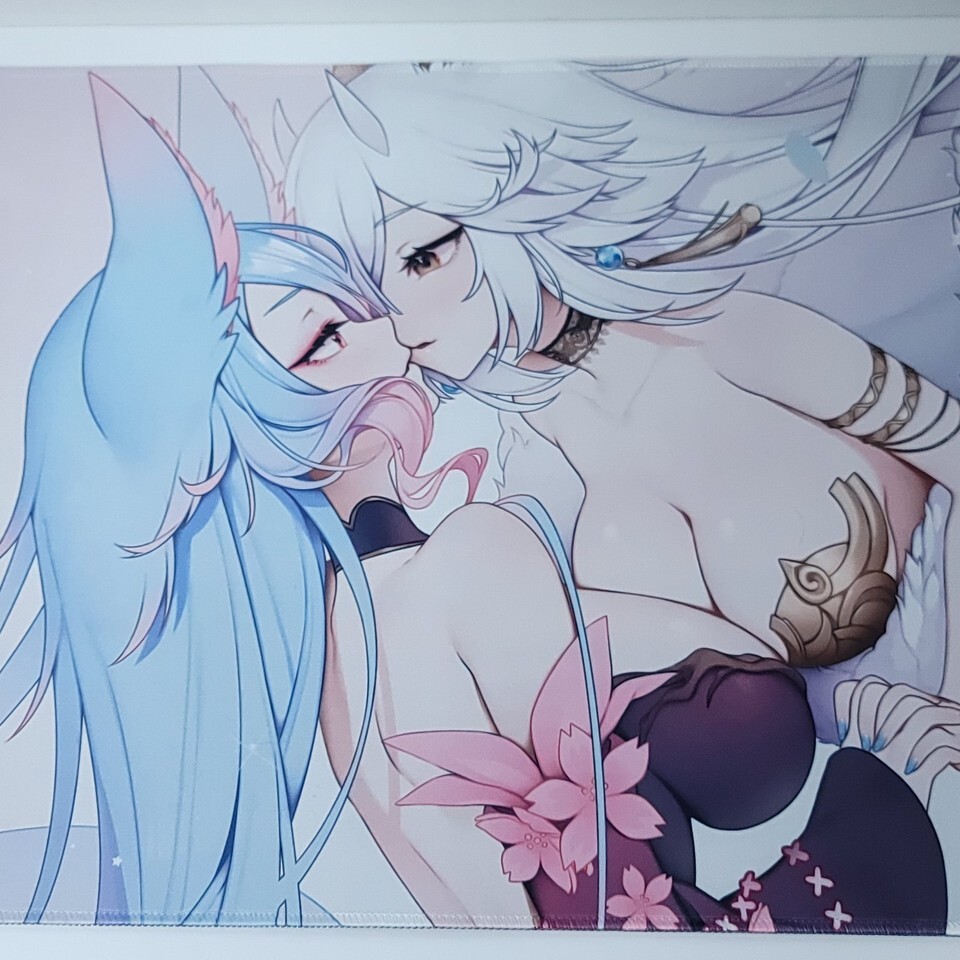 Azur Lane Neko Girl Desk Mat Anime Mousepad Gaming Playmat 35in x 16in - $33.65