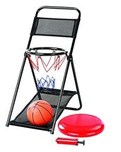 Slam Dunk 2 in 1 Mini Basketball with Hoop, Frisbee Game Set with Dual F... - £24.03 GBP