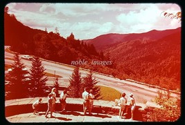 1960s Women &amp; Children At Newfound Gap in The Smokies Color Slide - £2.37 GBP