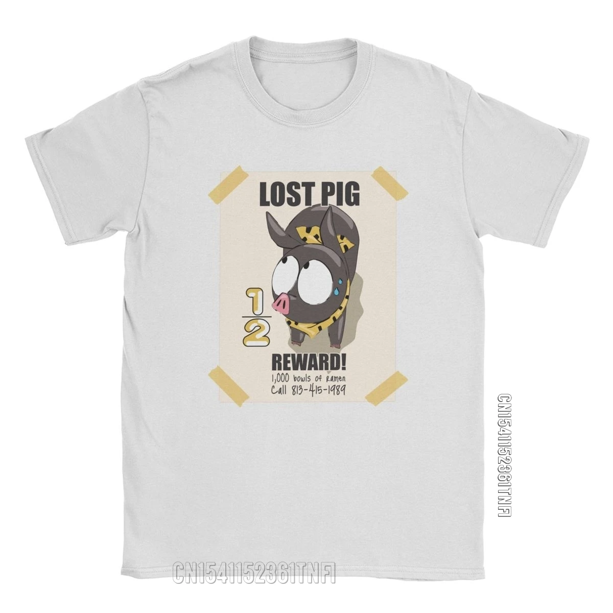 House Home Men P-Chan RA Lost Pig Ranma 1/2 T Shirts 100% Cotton Tops Aw... - £29.57 GBP