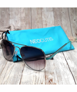Women&#39;s Aviator Purple Gradient Sunglasses - Neocutis Silver Metal Blue ... - $6.43