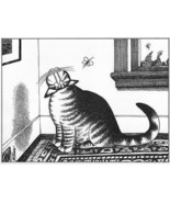 B Kliban Cats Print Original Vintage Book Plate Art Top Quality Prints Y... - $6.72