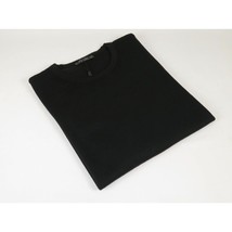 Crew Neck Merinos Wool Sweater PRINCELY From Turkey Soft Knits 1011-30 Black image 2