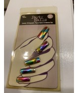 Revlon Street Wear Party Nails Holographic Press-On Magenta New in Packa... - $16.26 CAD