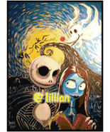 The Nightmare Before Christmas JACK SALLY Yellow MOON Cross Stitch Pattern - €4,26 EUR
