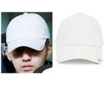 Baseball Kappe Herren Damen Mode GD Kpop Bts Stil Hut Weiß Ringe Neu - $9.89