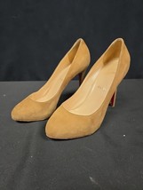 Christian Louboutin New Declic Womens Size 38.5 US 8 Pump Beige Suede Shoes - $304.95