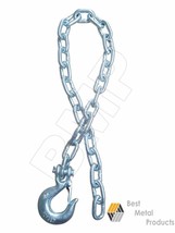 36&quot; Safety Chain 5/16&quot; Slip Hook Clip Trailer Heavy Duty Towing Auto Pull 174 - £17.48 GBP