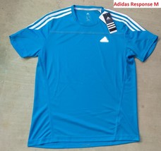 New Adidas All Sports RESPONSE Light Blue White Design Sz M - $25.00