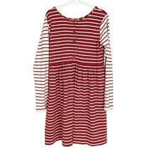 Hanna Andersson Dress Tunic 130 cm (8) Red White Stripes - $18.00
