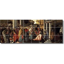 Sandro Botticelli Religious Painting Ceramic Tile Mural BTZ00658 - £188.79 GBP+
