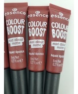 5X Essence Colour Boost Mad About Matte Liquid Lipstick Magnetic Gloom #... - £13.34 GBP