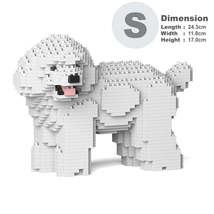 Toy Poodle Dog Sculptures (JEKCA Lego Brick) DIY Kit - £55.95 GBP