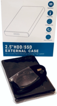 2.5” HDD/SSD EXTERNAL CASE For 2.5” HARD DISK/PLUG &amp; PLAY/HIGH SPEED/USB... - $8.12 CAD