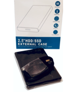 2.5” HDD/SSD EXTERNAL CASE For 2.5” HARD DISK/PLUG &amp; PLAY/HIGH SPEED/USB... - $8.05 CAD
