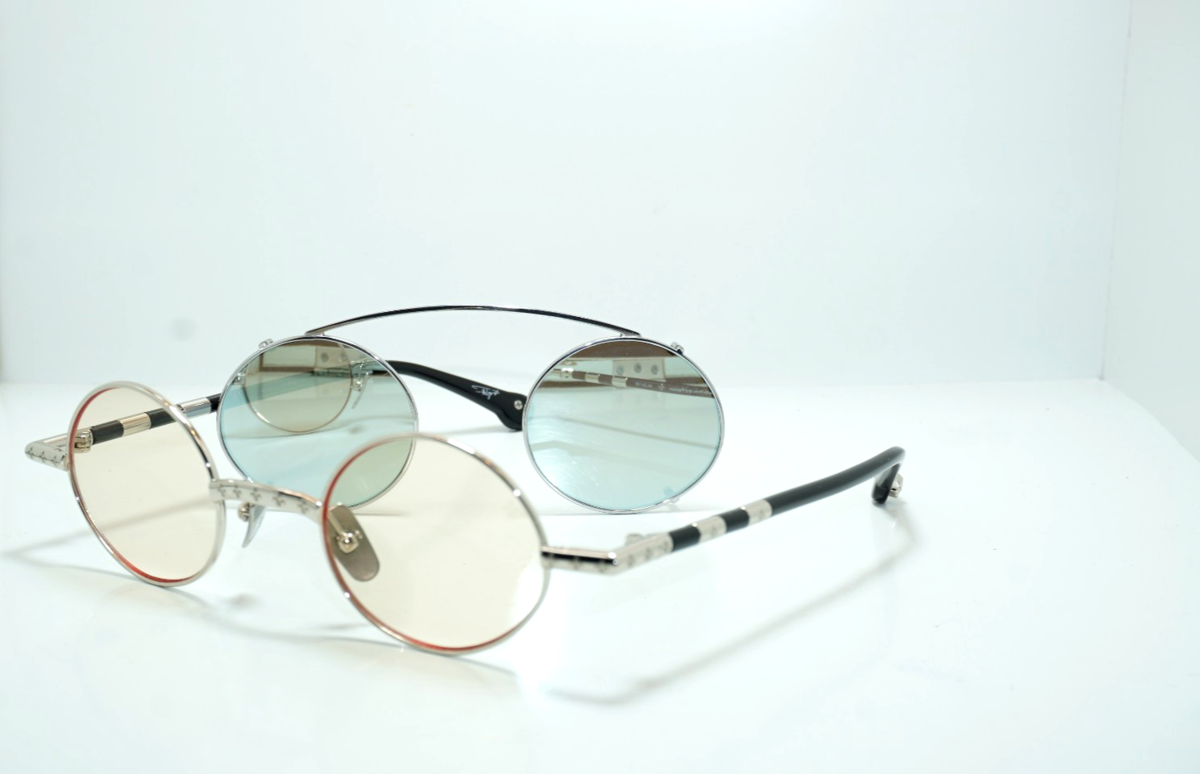 NEW AUTHENTIC PHILIPPE V X 1  Eyeglasses Frame w/ Clip-On Sunglasses - $269.99