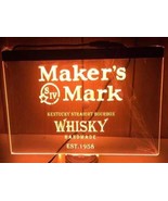 Maker&#39;s Mark Whisky LED Neon Sign Home Decor Craft Display Glowing	 - £20.77 GBP+