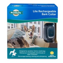 PetSafe Lite Rechargeable Bark Dog Collar Navy Blue 1ea/One Size - $176.17