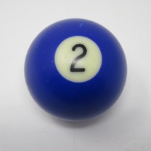 Vtg 1.75&quot; Billiards Pool Ball #2 Blue Solid Replacement 1 3/4&quot; diameter ... - £6.18 GBP