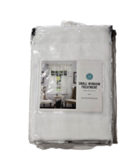 Martha Stewart Small Window Treatment Valance 2 Tier Set Bedford Woven P... - $29.99