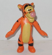 Disney Winnie The Pooh Tigger 6&quot; poseable PVC action Figure Rare HTF Cake Topper - £11.34 GBP