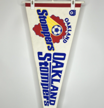 Vintage Oakland Stompers NASL 30 x 12 Full Size Soccer Pennant 1970s Def... - £23.44 GBP