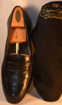 MENS BLACK  FLORSHEIM IMPERIAL LEATHER UPPER INNER AND SOLE LIGHTLY WORN... - $42.08