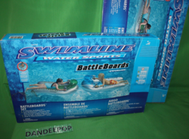 Swimline Water Sports Inflatable Battle Boards With Extra Water Squirters - £58.83 GBP