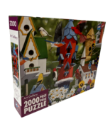 Birdhouses Puzzle Art Gallery 2000 Piece Interlocking Jigsaw By Sure-Lox... - £15.05 GBP