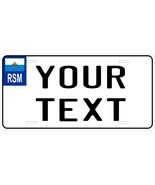 San Marino Euro License Plate Personalized Car Auto Bike Motorcycle Custom - $10.99+