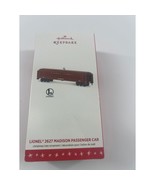 Hallmark Lionel Train 2627 Madison Passenger Car Christmas Ornament 2016 - $10.40