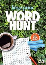 Large Print Word Hunt - All New Puzzles - Sharpen Your Memory, Boost Your Brain  - £5.48 GBP