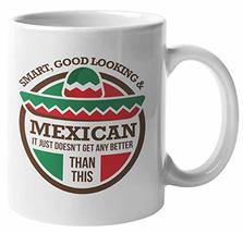 Make Your Mark Design Smart Mexican or Spanish Humorous Saying Ceramic Coffee &amp;  - $19.79+