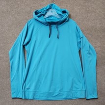Nike Pro Hyperwarm Limitless Pullover Hoodie Womens XL Teal Blue Long Sl... - £17.83 GBP