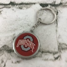 Ohio State Bottle Cap Keychain Bottle-Opener Key Ring Collectible Novelty  - $9.89