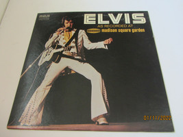 1972 12&quot; Lp Record Rca Victor Lsp 4776 Elvis Presley Elvis As Recorded At Msg - £7.85 GBP