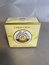 Roger &amp; Gallet Citron Perfumed Soap From Paris 3.5 Oz NIP - $7.70