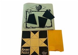 Magician toys vtg Magic Shop Tricks 1940s Devil puzzle 4 square problem ... - £73.65 GBP
