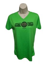 2015 NYRR New York Road Runners Bronx 10 Mile Run Womens Medium Green Jersey - $19.80