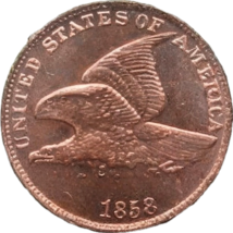 1858 Flying Eagle Cent – A Tribute to American Numismatic Transition - $13.27