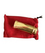 Vintage Nautical Antique Style Decorative Mini Brass Telescope With Red ... - £22.27 GBP
