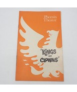 Vintage Theater Program Kings and Clowns Phoenix Theatre April 1978 - £12.51 GBP