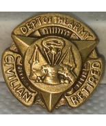 Dept. Of The Army Civilian Retired Pin - $148.66 MXN