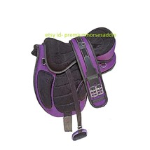 Synthetic Treeless Freemax English Saddle With Stirrup For Horse Best in Class Q - £145.29 GBP