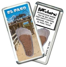 El Paso FootWhere® Souvenir Fridge Magnet. Made in USA - £6.36 GBP