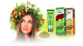 Hair Color Cream With Henna Extract Herbal Time 75 Ml Colouring Ready To Use - £3.70 GBP+