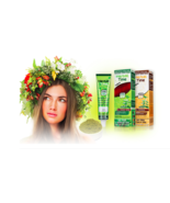 HAIR COLOR CREAM WITH HENNA EXTRACT HERBAL TIME 75 ml COLOURING  READY T... - $6.77 CAD+