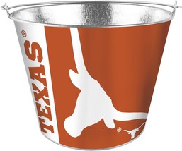 Collegiate Ice Beer Buckets 5qt Texas 2 Sided Logo - $22.98
